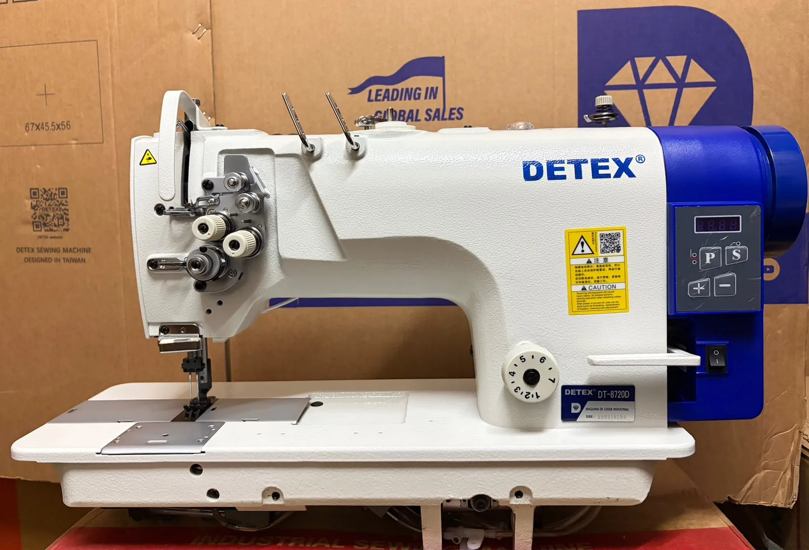 PLANA DE 2 AGUJAS - INDUSTRIAL DETEX DT-8720D